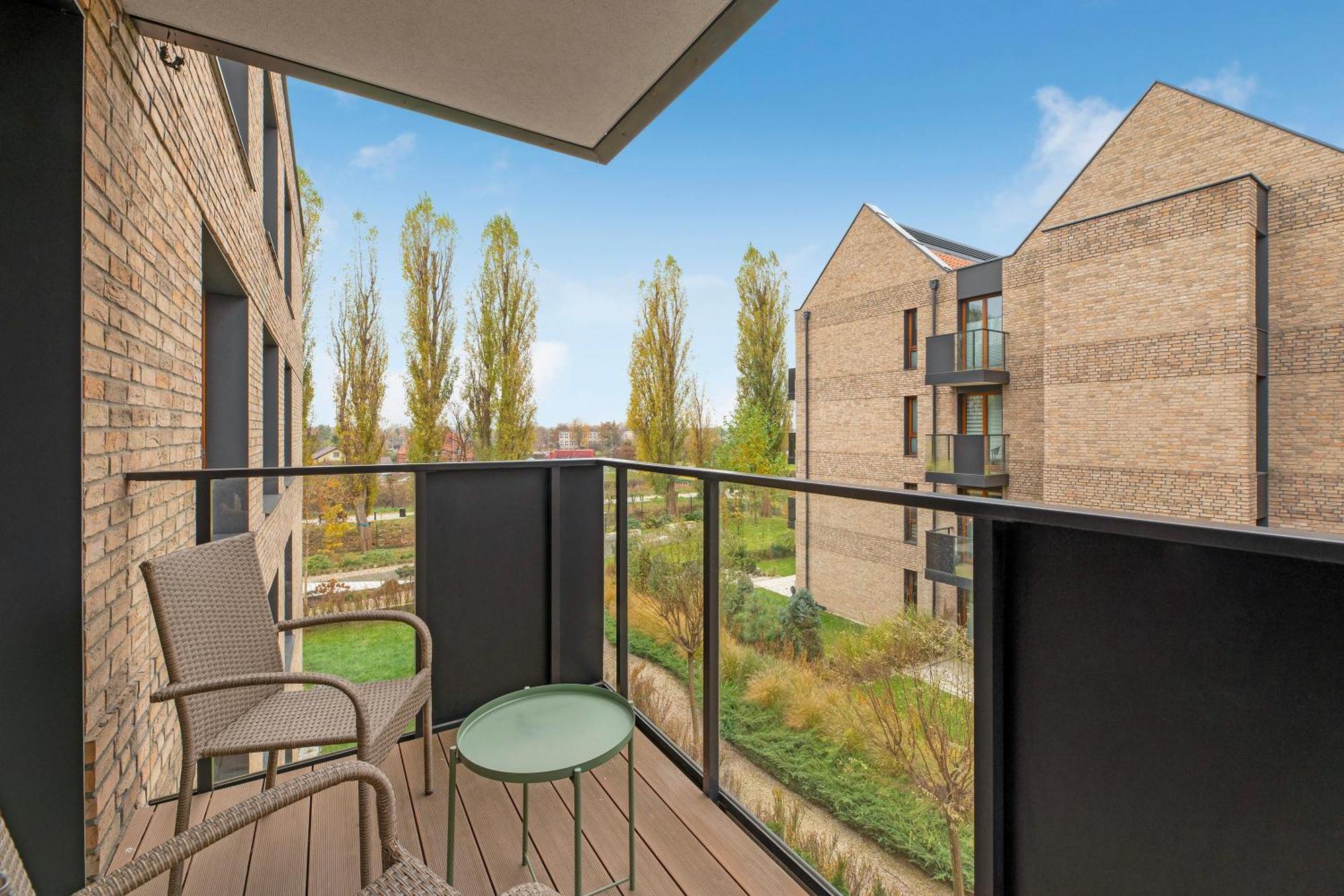 Front Park Apartments With Parking By Lion Apartments Gdańsk Eksteriør billede